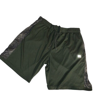 Men's Russell Athletic Green Gray Camo Athletic Shorts XXL
